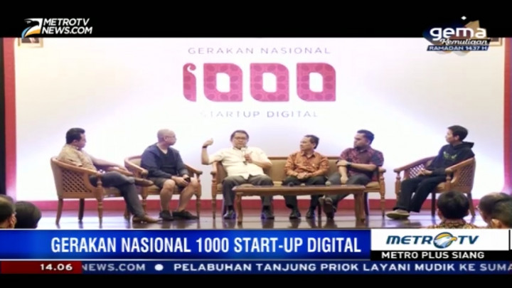 Kemenkominfo Luncurkan Gerakan Nasional Seribu Start-Up Digital