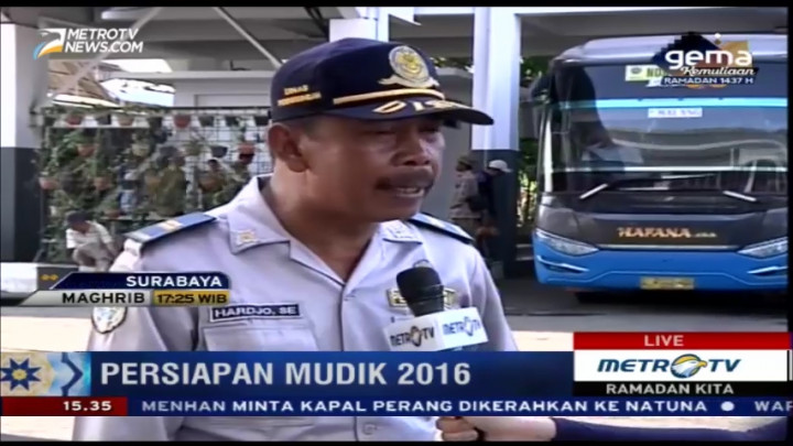 Terminal Purabaya Siapkan 1.200 Armada Bus