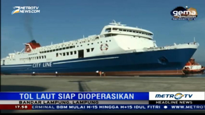 Pemerintah Pastikan Tol Laut Sumatera-Jawa Siap Beroperasi