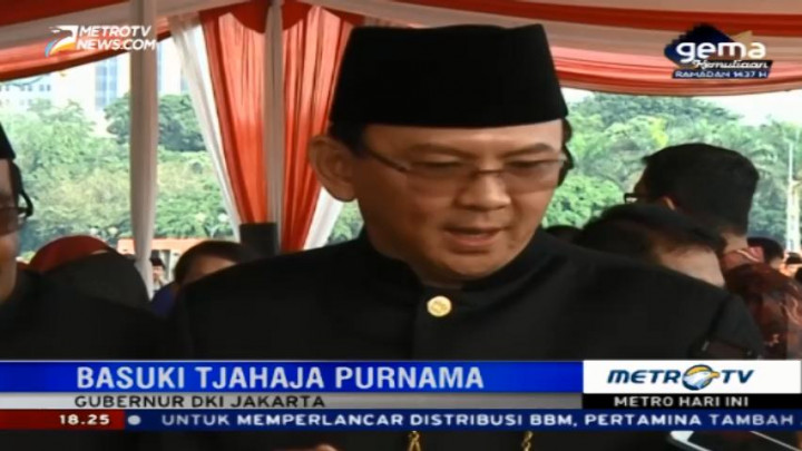 HUT ke-489 Jakarta, Ahok Fokus Bangun Transportasi Massal