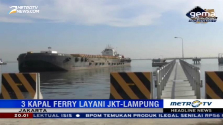 Besok, Ferry Jakarta-Bandar Lampung Dioperasikan