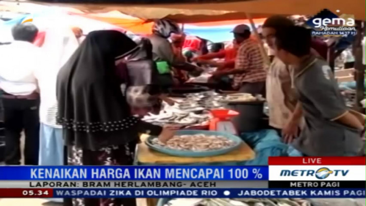 Harga Ikan di Aceh Masih Tinggi