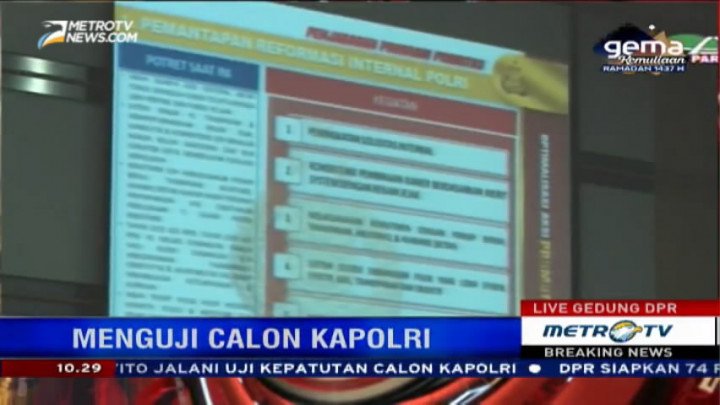 Tito akan Mewujudkan Polri yang Antikorupsi