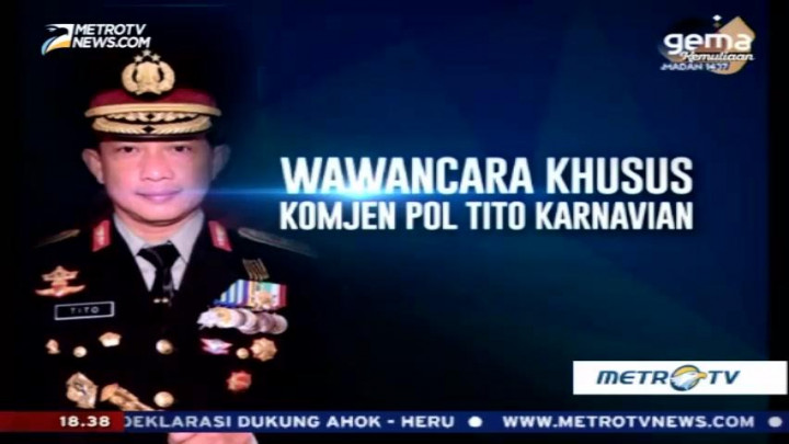 Tito Karnavian: Tugas yang Utama adalah Mereformasi Internal Polri