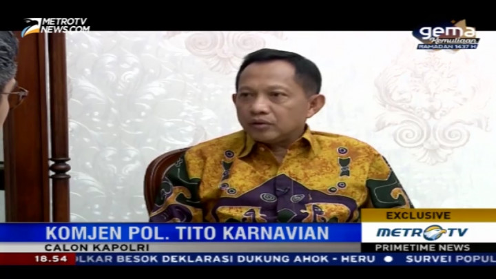 2 Prinsip Tito Karnavian Tangani Pelaku Kejahatan