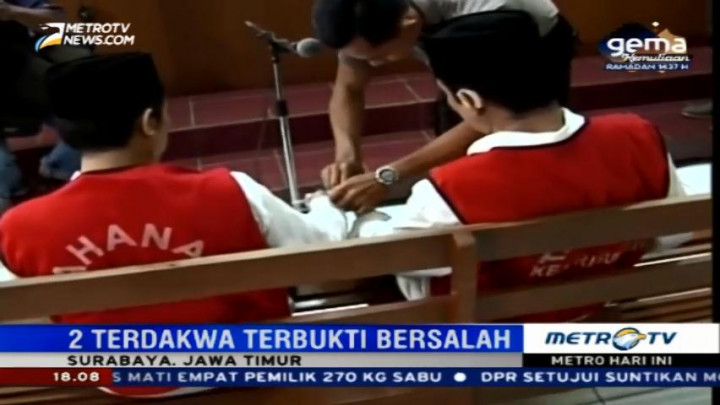 Dua Pelaku Pembunuhan Salim Kancil Divonis 20 Tahun Penjara