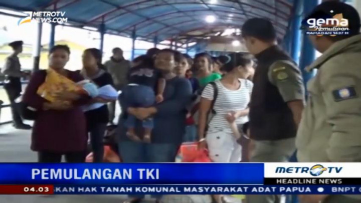 Malaysia Pulangkan Ratusan TKI Bermasalah