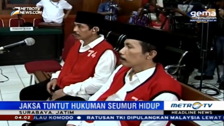 Otak Pembunuhan Salim Kancil Divonis 20 Tahun Penjara