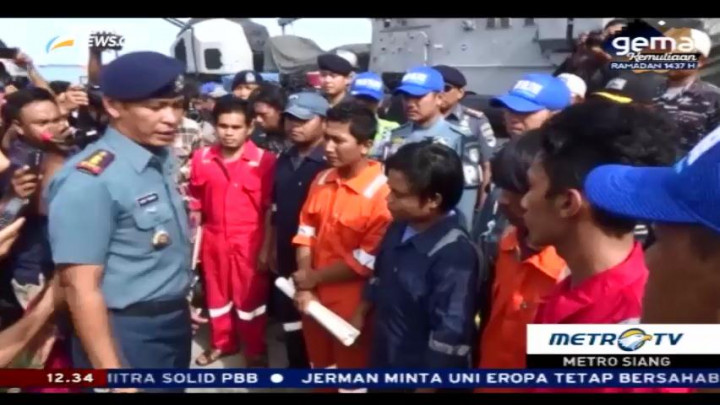 Enam ABK TB Charles Tiba di Balikpapan