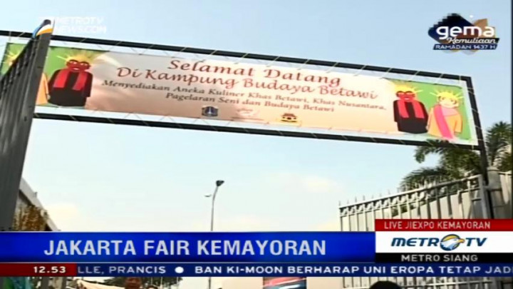 Kampung Betawi Paling Banyak Dikunjungi di Jakarta Fair