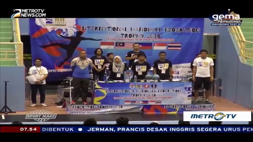 IHF Trophy 2015, Indonesia Jadi Tuan Rumah Zona 1B