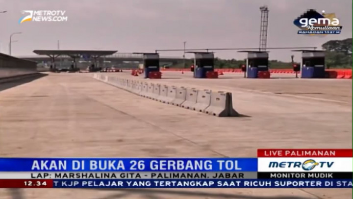 Arus Kendaraan di Tol Palimanan Masih Normal