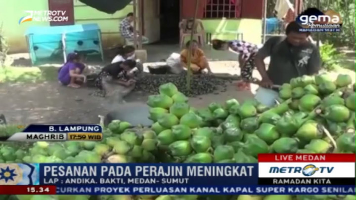Permintaan Kolang Kaling di Medan Meningkat 100 Persen
