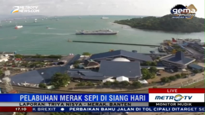 Kondisi Pelabuhan Merak H-10 Lebaran