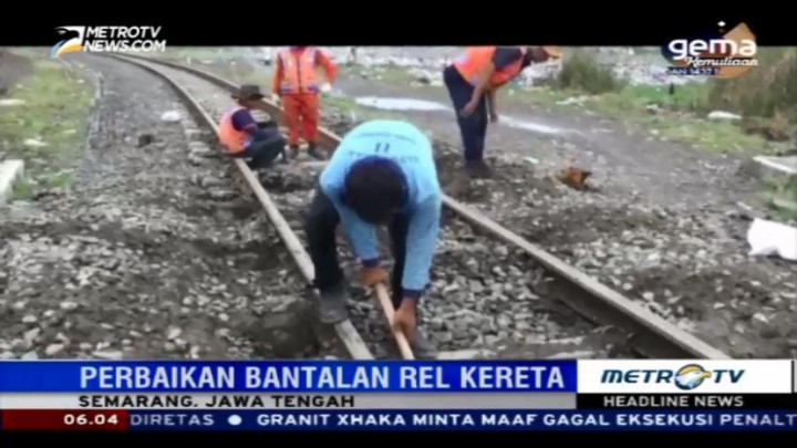 Perbaikan Jalur KA Guna Kurangi Risiko Kecelakaan 