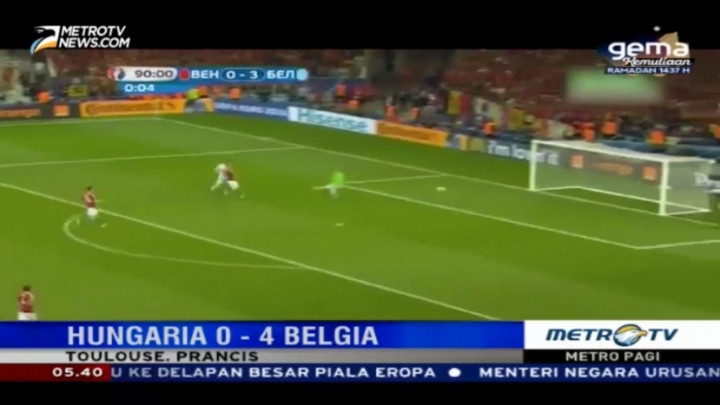Libas Hungaria 4-0, Belgia Maju ke Babak Perempat Final