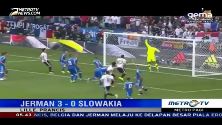 Bantai Slovakia 3-0, Jerman Melenggang ke Perempat Final