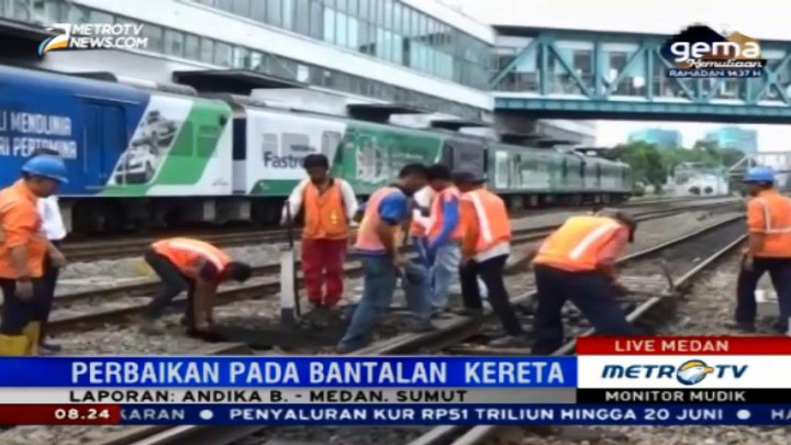 PT KAI Benahi Fasilitas Kereta di Stasiun Medan