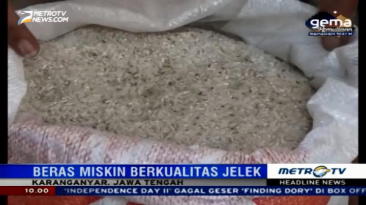 Warga Gondangrejo Keluhkan Raskin Berkutu