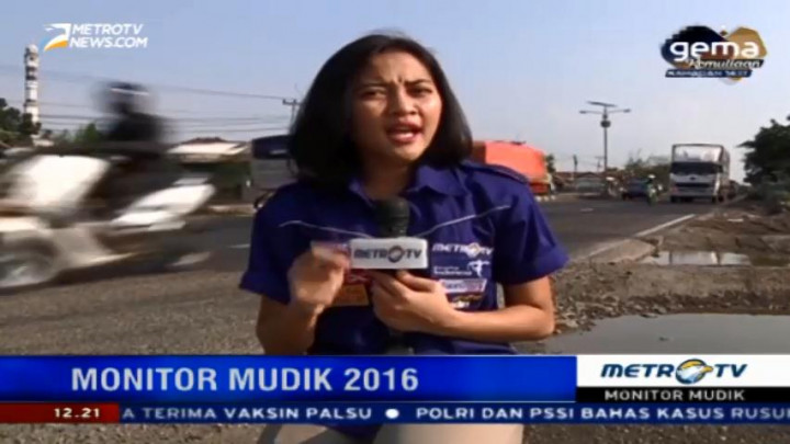 Jalan Rusak Sepanjang 17 Km di Jalur Pantura