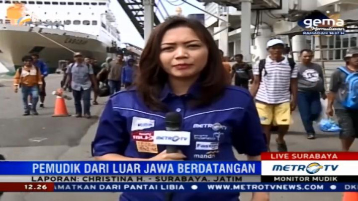 Pelabuhan Tanjung Perak Mulai Dipadati Pemudik