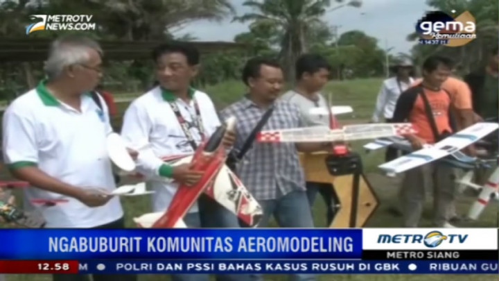 Ngabuburit ala Komunitas Aeromodelling Semarang