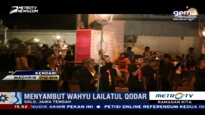 Keraton Kasunanan Surakarta Hadiningrat Gelar Tradisi Malem Selikuran