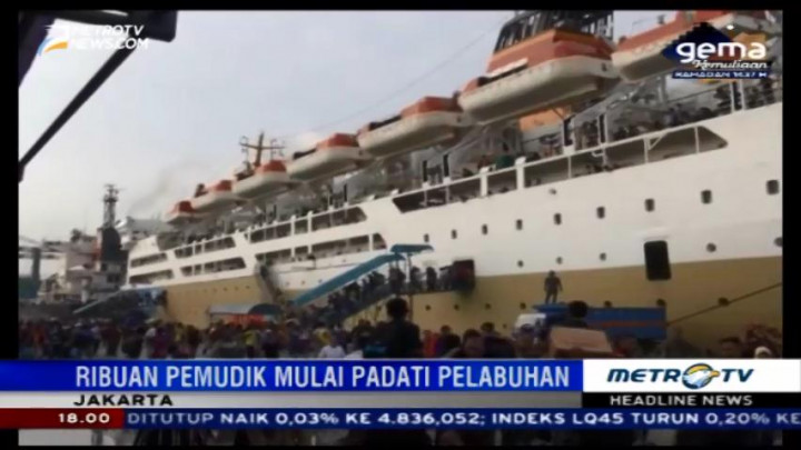 Jumlah Pemudik di Pelabuhan Tanjung Priok Menurun