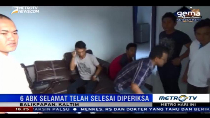 Enam ABK TB Charles yang Selamat akan Segera Dipulangkan