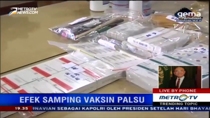 IDAI: Efek Vaksin Palsu Muncul Tidak Lama Setelah Diberikan