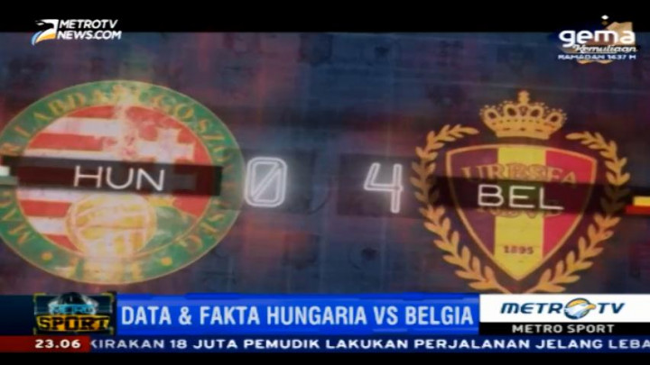 Data dan Fakta Menarik Belgia vs Hungaria