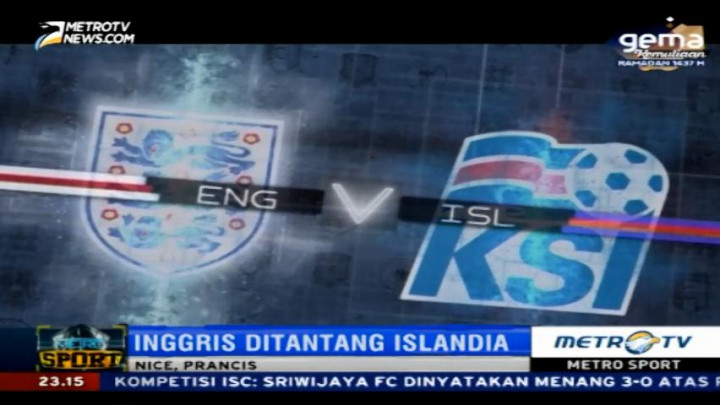 Data dan Fakta Menarik Inggris vs Islandia