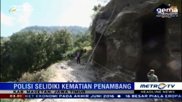 Penambang Pasir Ilegal Tewas Tertimpa Batu Tambang