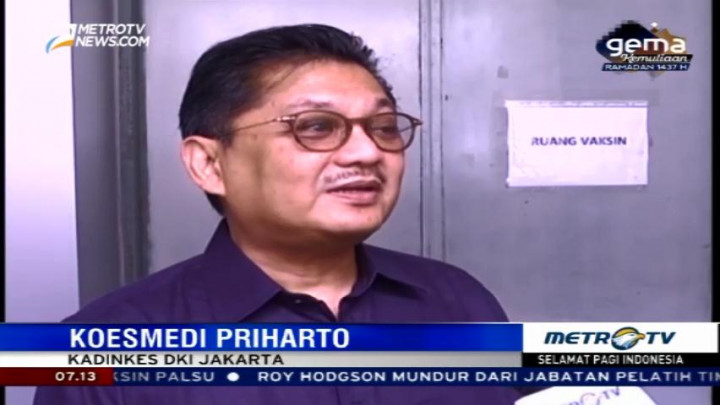 Dinkes DKI Pastikan Vaksin Asli