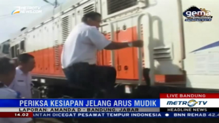 Jelang Mudik, Dirut PT KAI Sidak Stasiun Bandung