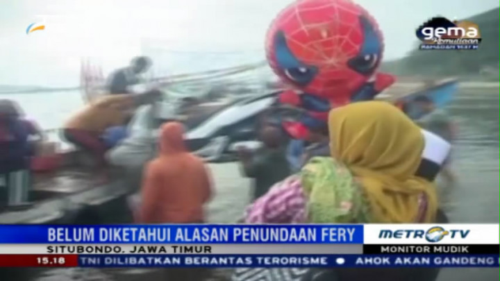 Jadwal Ferry Tertunda, Pemudik Beralih ke Perahu Nelayan