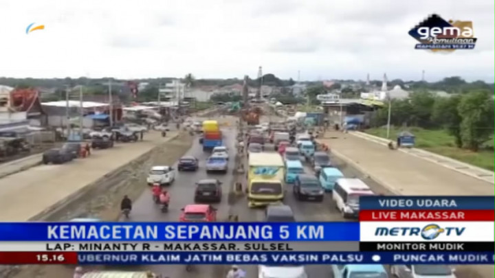 Pembangunan Underpass, Simpang Lima Macet Sepanjang 5 Km