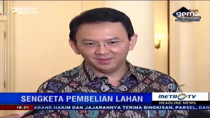 Ahok Dukung BPK Investigasi Pembelian Lahan di Cengkareng