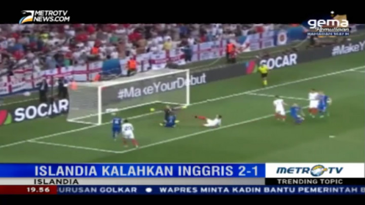 Maju ke Perempat Final, Islandia Hadiahi Inggris Brexit 2.0