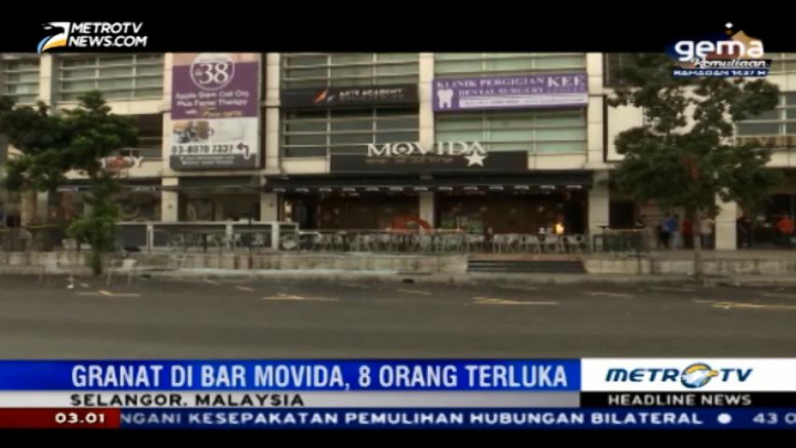 Sebuah Bar Dilempari Granat saat Acara Nobar Euro