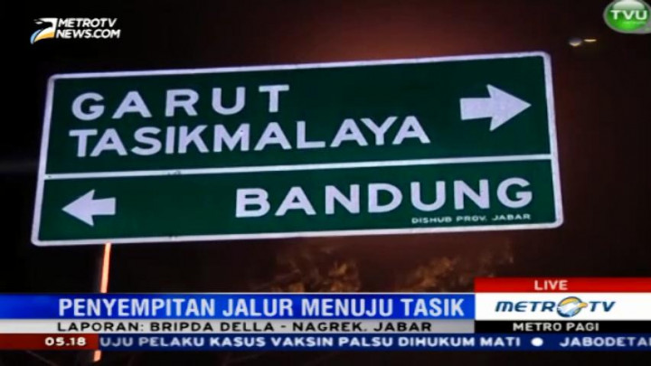 H-7 Lebaran, Arus Lalin di Nagreg Lengang