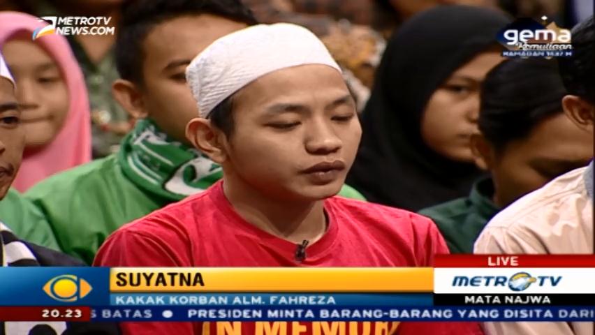 Kronologis Kematian Fahreza Suporter Persija