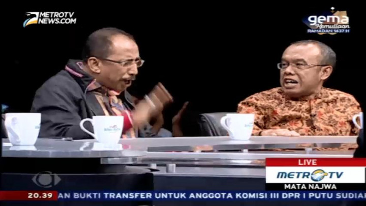 Debat Sengit Gatot Dewa Broto & Djamal Aziz di Mata Najwa
