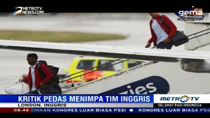 Kepulangan Timnas Inggris Tak Dapat Sambutan Suporter