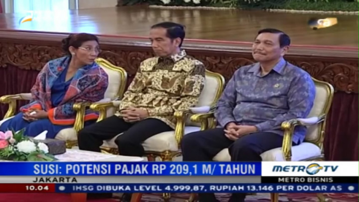Potensi Pajak Kasus Pencurian Ikan Mencapai Rp209,1 M