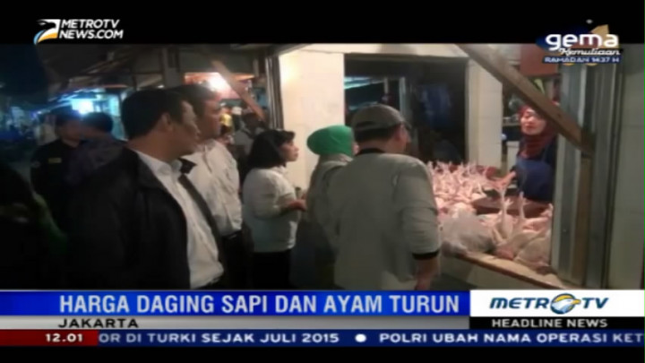 Harga Daging Sapi dan Ayam Mulai Normal