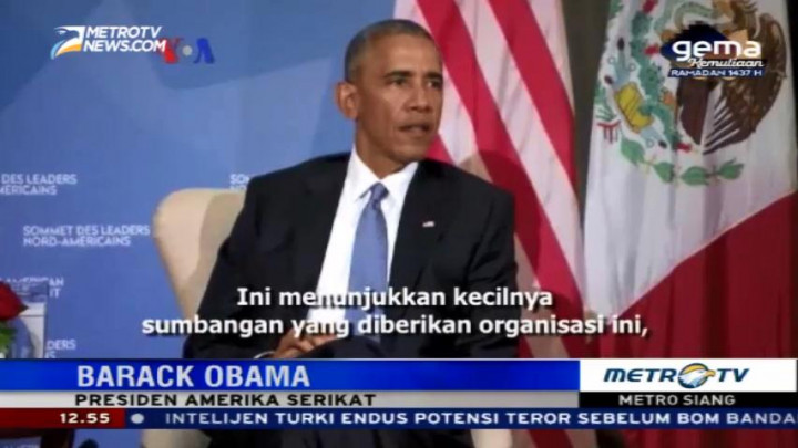 Obama Kutuk Aksi Teror Bom di Bandara Ataturk