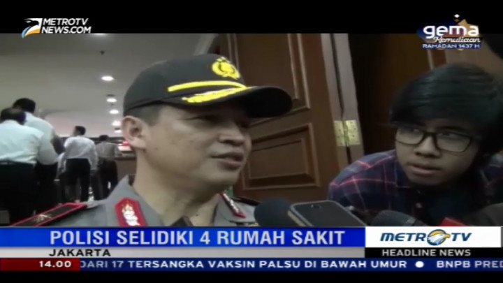 Bareskrim Tahan Satu Tersangka Baru Kasus Vaksin Palsu