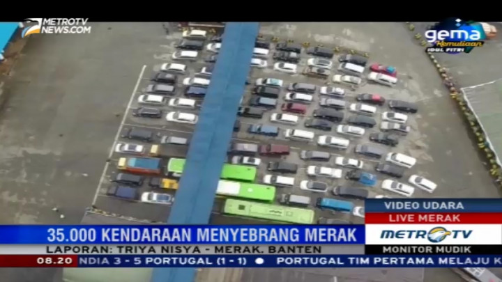 160 Ribu Penumpang Telah Berangkat dari Pelabuhan Merak Menuju Bakauheni