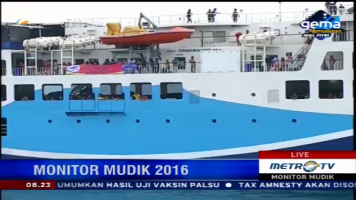 Lonjakan Pemudik Mulai Terlihat di Pelabuhan Bakauheni